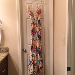 Flower maxi dress
